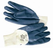 Перчатки голубой нитрил Bellota 72170
