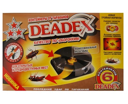 Дохлокс DEADEX диски от тараканов 6 штук