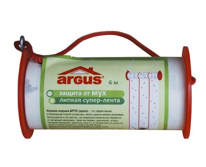 Argus липкая супер-лента от мух 10 см х 6 м